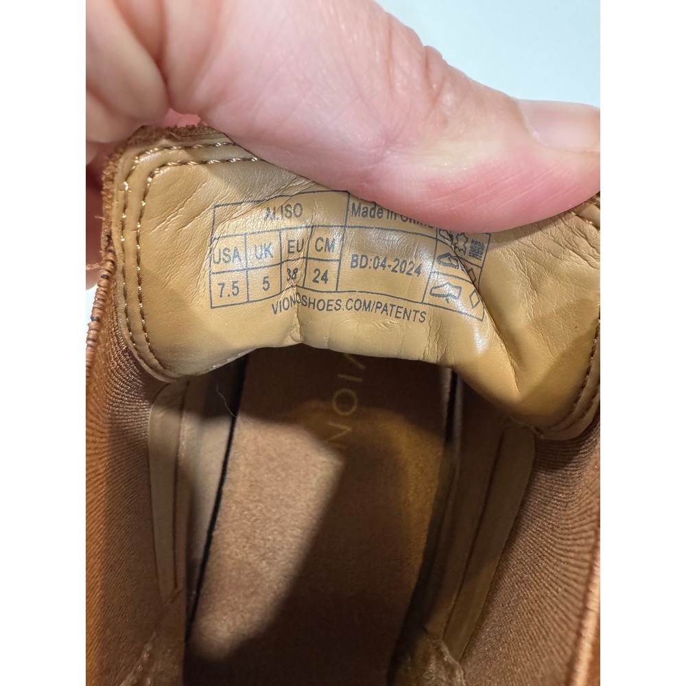 Vionic Women's Brown Aliso Wedge Chelsea Boot Size 7.5 - Picture 10 of 10